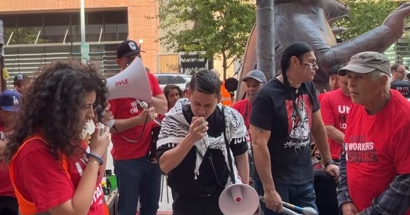 May 2024 – Sacred Solidarity Scoreboard in the Hospitality Workers Campaign